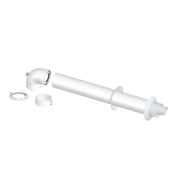 KIT SCARICO FUMI COASSIALE M/F Ø 60/100 STABILE PACKIT U1 D60-100