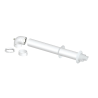 KIT SCARICO FUMI COASSIALE M/F Ø 60/100 STABILE PACKIT U1 D60-100