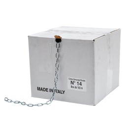 CATENA GENOVESE IN SCATOLA n.30 mm 10 x mt 10 Ømm 40 x 17