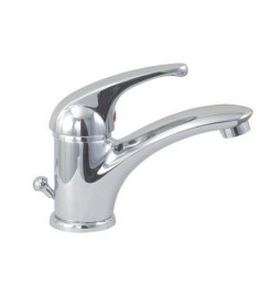 MONOCOMANDO LAVABO SERIE MARZIA Bianco Opaco-Cromo