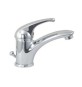 MONOCOMANDO LAVABO SERIE MARZIA Bianco Opaco-Cromo