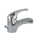 MONOCOMANDO BIDET SERIE MARZIA Bianco Opaco-Cromo