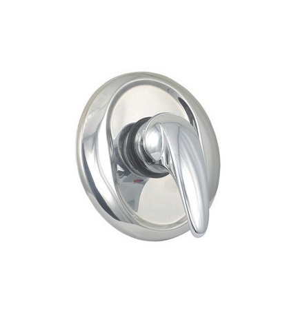 MONOCOMANDO INCASSO DOCCIA SERIE MARZIA Bianco Opaco-Cromo