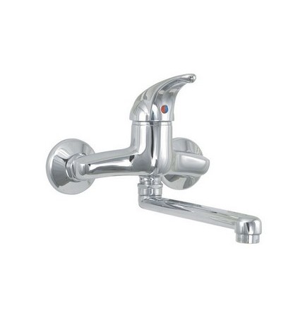 MONOCOMANDO LAVELLO A MURO SERIE MARZIA Cromo