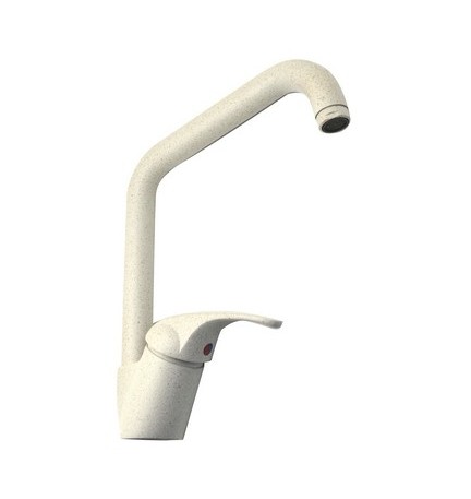 MISCELATORE LAVELLO CANNA GIREVOLE MOD. QUADRO SERIE MARZIA Granito Avena