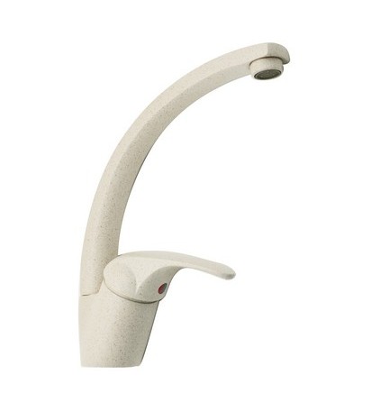 MISCELATORE LAVELLO CANNA ALTA GIREVOLE SERIE MARZIA Granito Avena