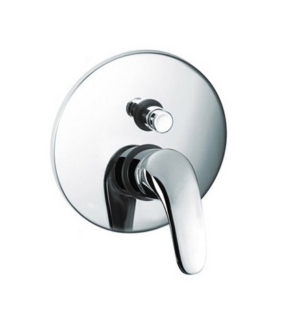 MONOCOMANDO INCASSO DOCCIA CON DEVIATORE SERIE DESIA Cromo