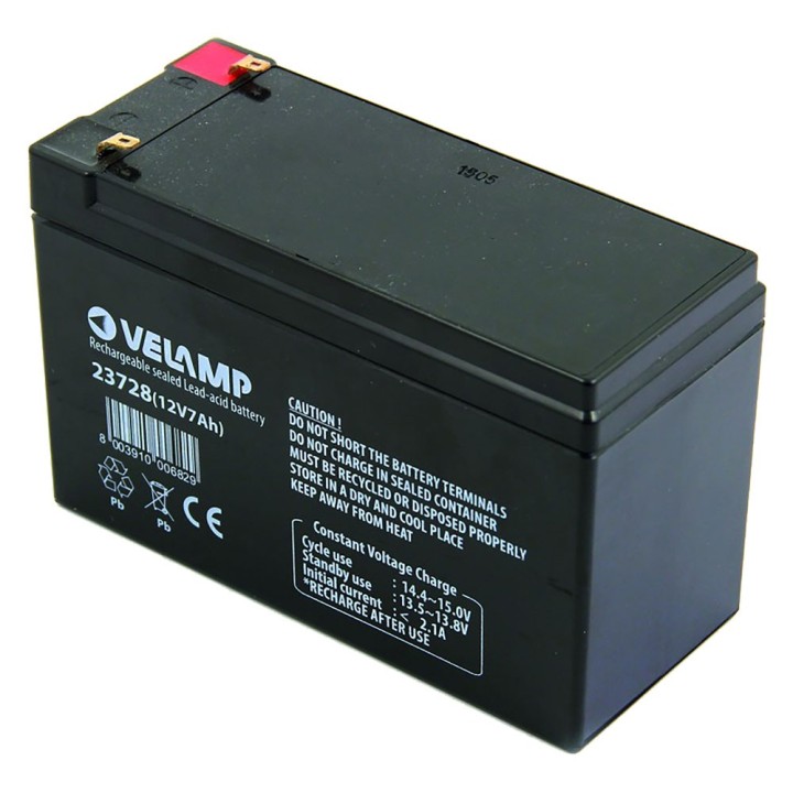 BATTERIA RICARICABILE mm.151 x 65 x h.100 - 7 Ah