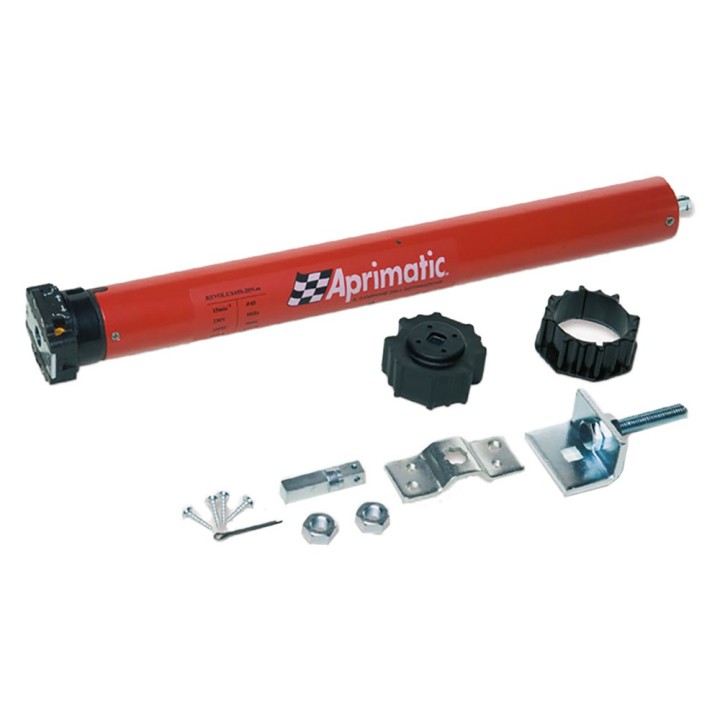 MOTORE TUBOLARE ELETTRICO PER TAPPARELLE 'REVOLUX 45S' IN KIT coppia 30 Nm - max.55 kg. - 165W