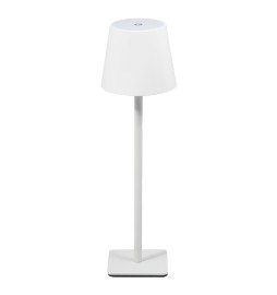 LAMPADA DA TAVOLO RICARICABILE corpo colore bianco