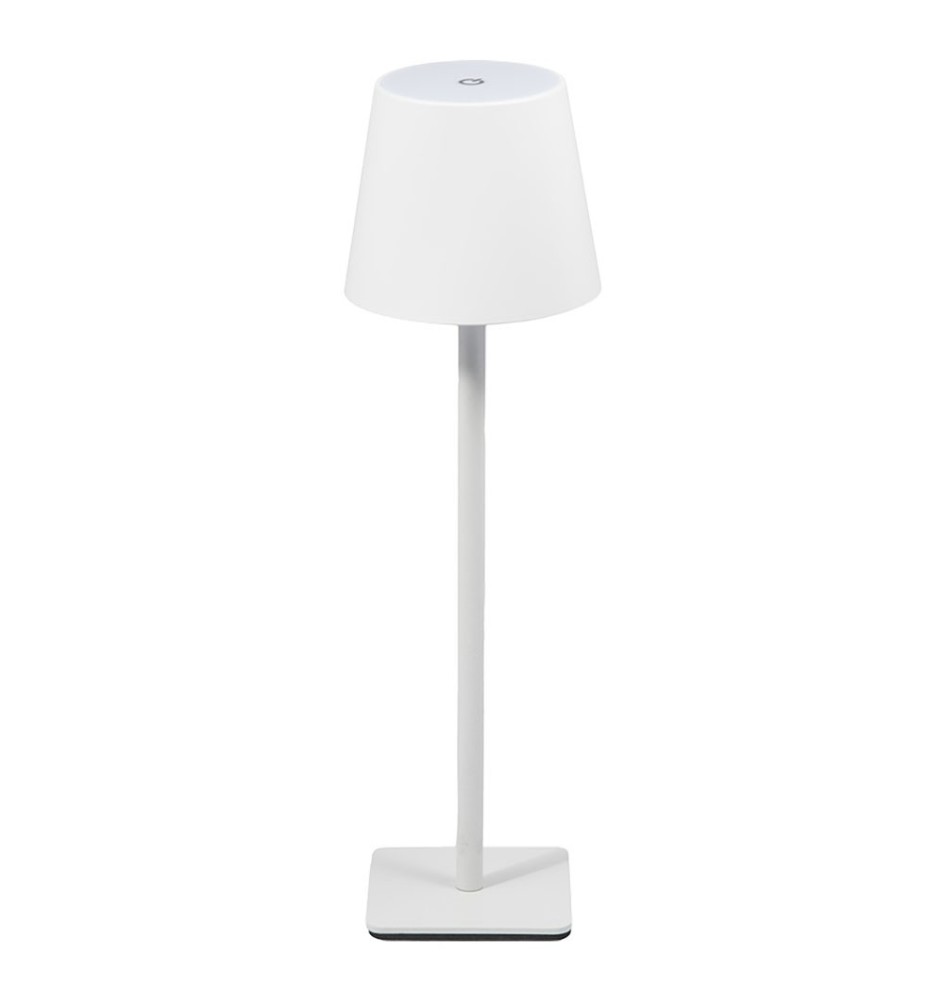 LAMPADA DA TAVOLO RICARICABILE corpo colore bianco