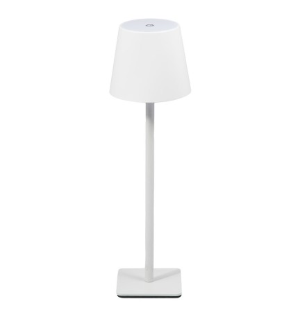 LAMPADA DA TAVOLO RICARICABILE corpo colore bianco