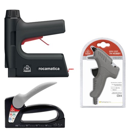 KIT FISSATRICE 'ROCAMATICA' + 'ROCAMA' + PISTOLA 'MINIGRIP 7H' set promo