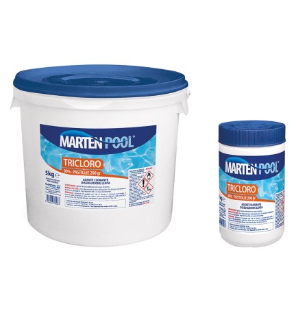 TRICLORO IN PASTIGLIE A LENTO DISSOLVIMENTO Kg. 1 - pastiglie da 20 grammi