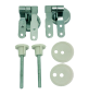 CERNIERA FISSAGGIO PER SEDILE WC 2 pz