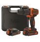 TRAPANO AVVITATORE A BATTERIA CON PERCUSSIONE 'BDCHD18KB-QW' 18V - 1,5 ah Litio