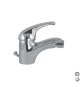 MONOCOMANDO BIDET SERIE MARZIA Bianco Opaco-Cromo