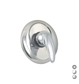 MONOCOMANDO INCASSO DOCCIA SERIE MARZIA Bianco Opaco-Cromo