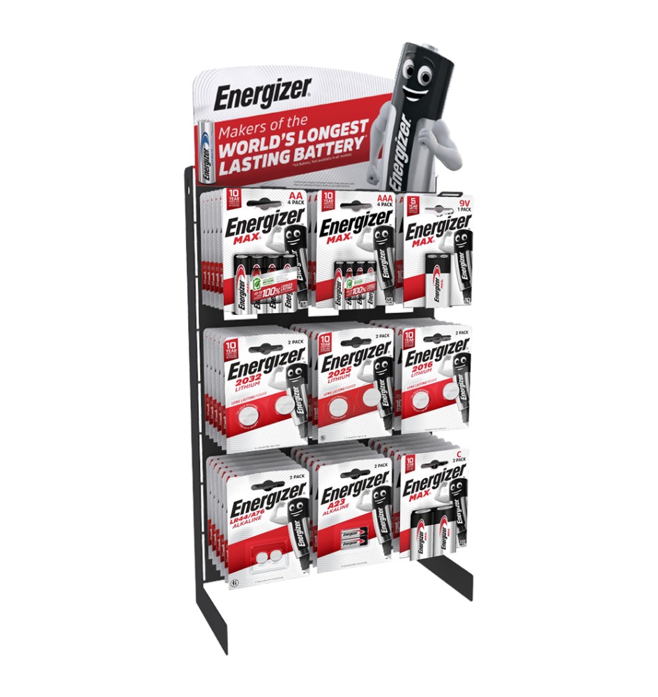 ASSORTIMENTO MISTO 'PILE ENERGIZER' totale 264 pezzi