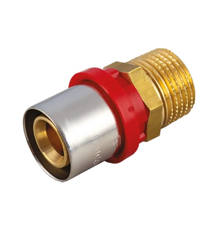 RACCORDO A PRESSARE DIRITTO '1650CT' 26 x 3/4 - maschio
