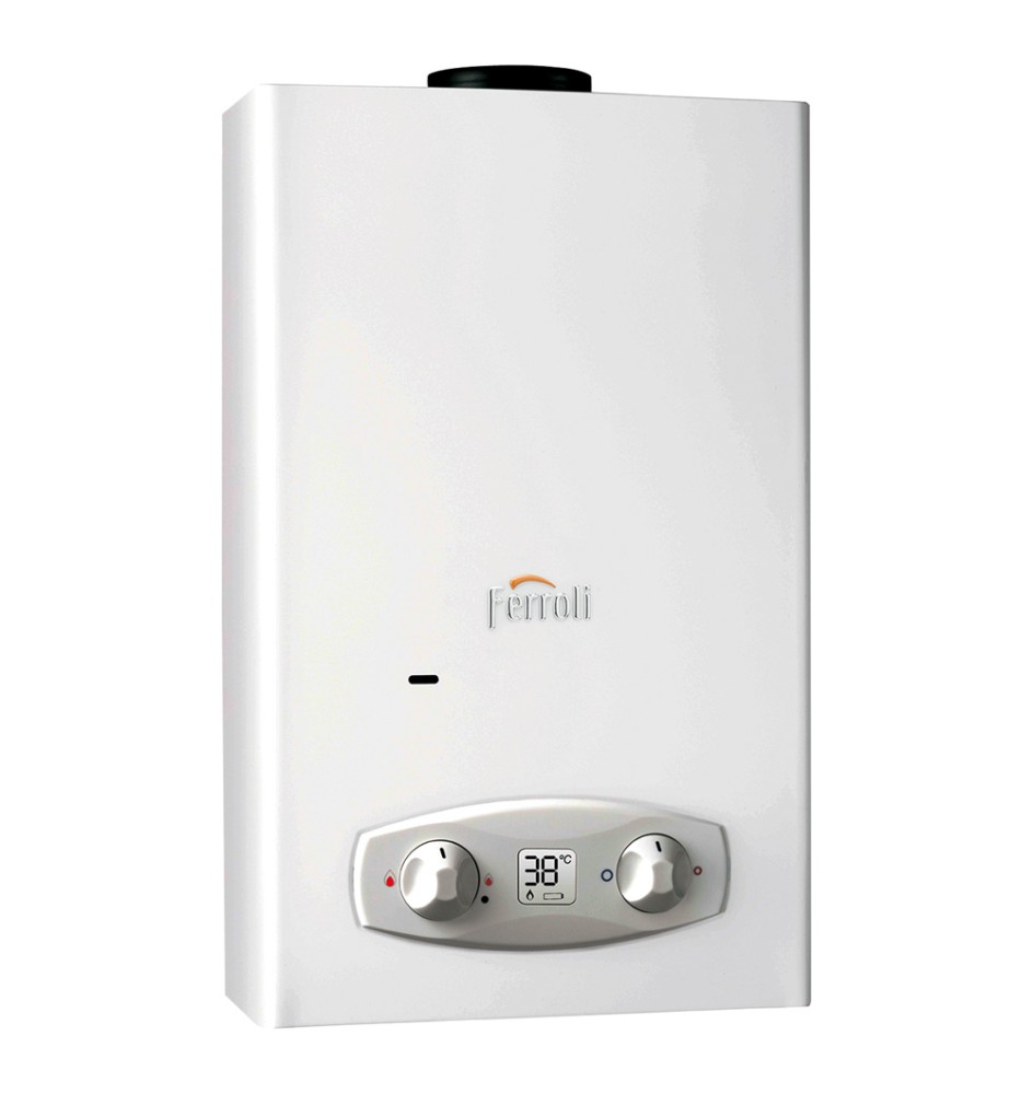 SCALDACQUA A GAS 'ZEFIRO ECO' CAMERA APERTA KW 21,1 port.ACS 11 lt/min - metano