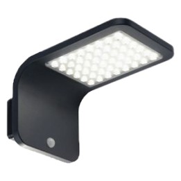 APPLIQUE SOLARE LED 'STREET' 3 W - cm 15,9 x 26,5 x 14,4 nero