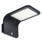 APPLIQUE SOLARE LED 'STREET' 3 W - cm 15,9 x 26,5 x 14,4 nero