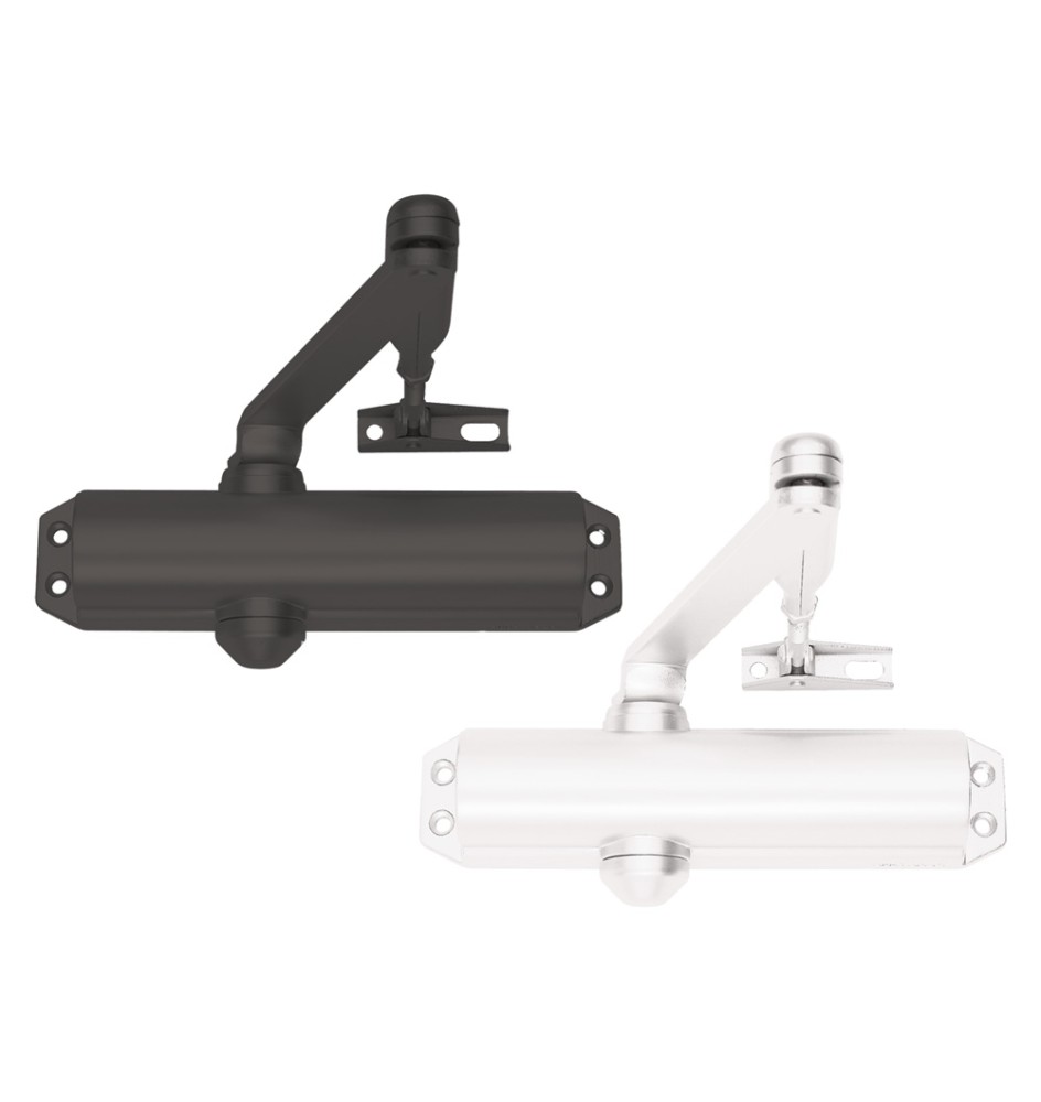 CHIUDIPORTA AEREO 'DC120' col.nero - senza fermo / con cover plastica nera