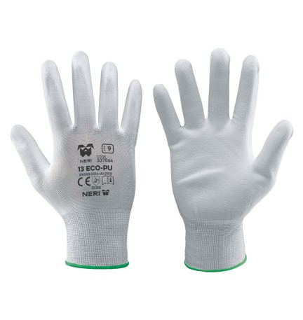 GUANTI '13 ECO-PU' Tg. 10 bianco