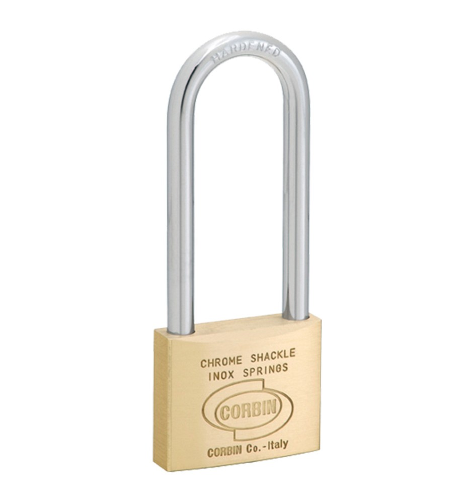 LUCCHETTO RETTANGOLARE ARCO LUNGO mm 40