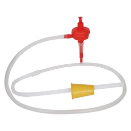 TRAVASATORE UNIVERSALE A SOFFIO '02250' con rubinetto automatico