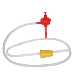 TRAVASATORE UNIVERSALE A SOFFIO '02250' con rubinetto automatico