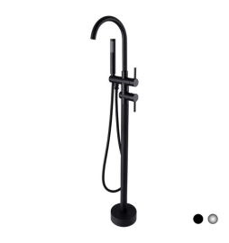 MISCELATORE MONOCOMANDO PER VASCA MODELLO DANTE cm 16x115 - Nero