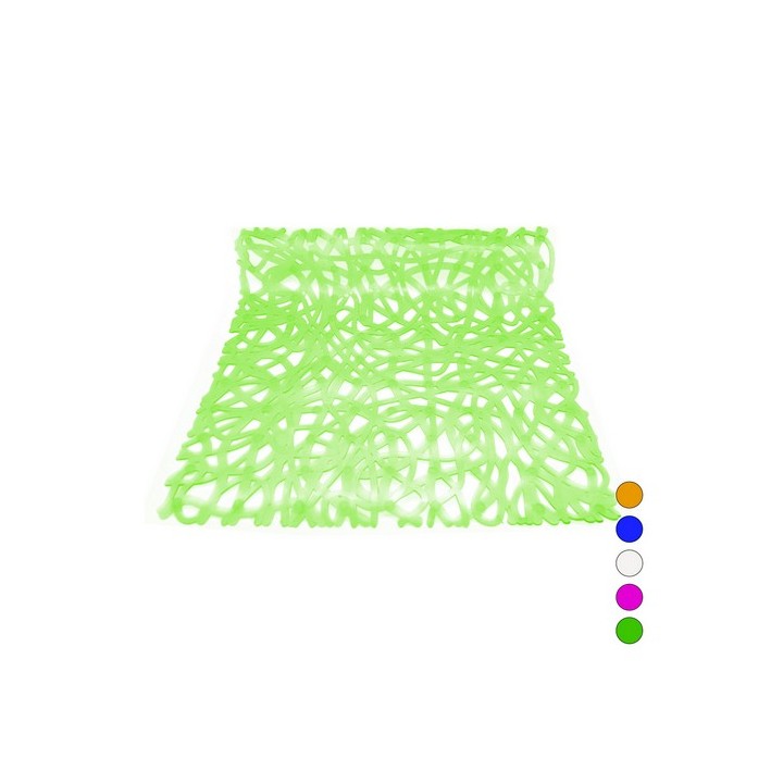 TAPPETO ANTISCIVOLO PER DOCCIA MOD. MIX CM 52x52 Verde