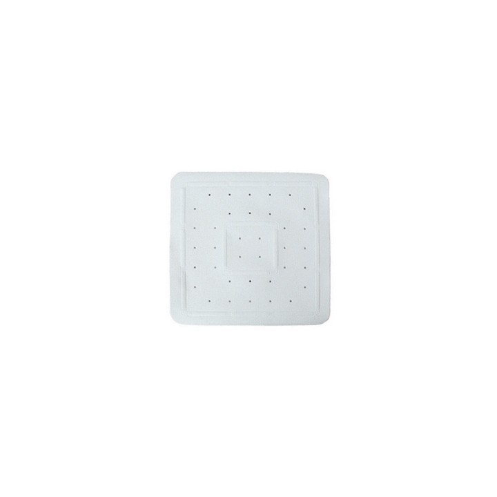 TAPPETO ANTISCIVOLO ANTIMUFFA Bianco - 55x55 cm