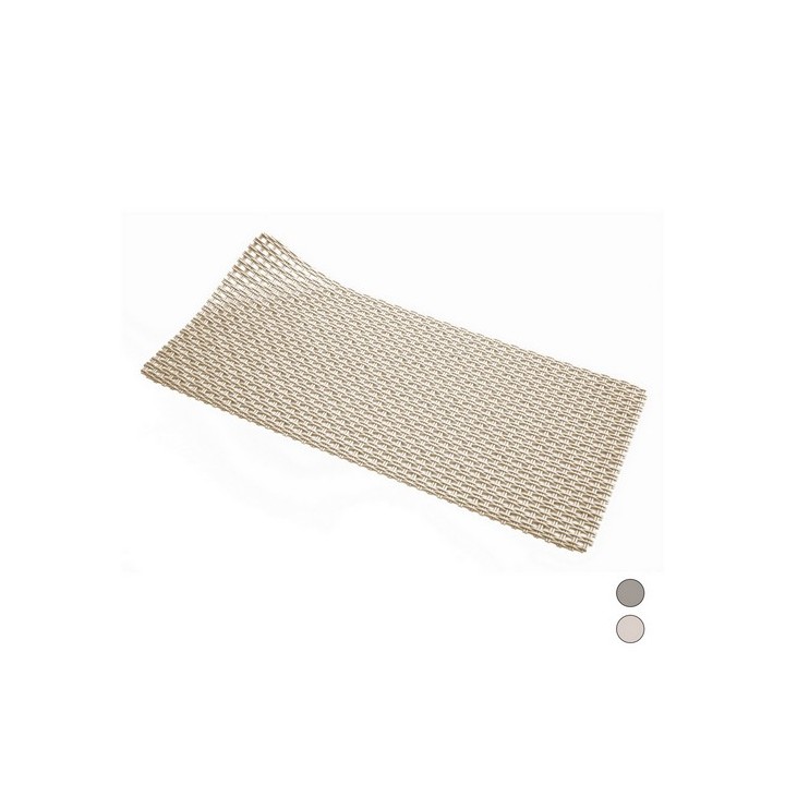 TAPPETO ANTISCIVOLO PER VASCA MOD.VINTAGE CM 72x36 Grigio
