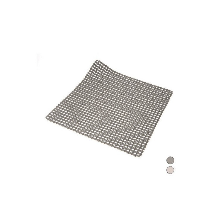 TAPPETO ANTISCIVOLO PER DOCCIA MOD.VINTAGE CM 52x52 Grigio