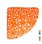 TAPPETO ANTISCIVOLO PER DOCCIA ANGOLO MOD. MARGHERITA CM 59X59 Cristallo