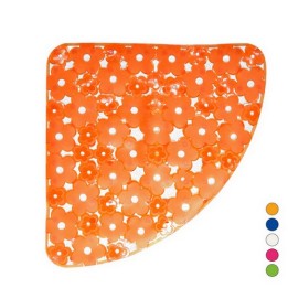 TAPPETO ANTISCIVOLO PER DOCCIA ANGOLO MOD. MARGHERITA CM 59X59 Fucsia