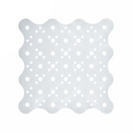 TAPPETO DOCCIA QUADRO CM 51 X 51 Bianco