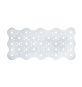 TAPPETO VASCA RETTANGOLARE CM 72 X 34 Bianco