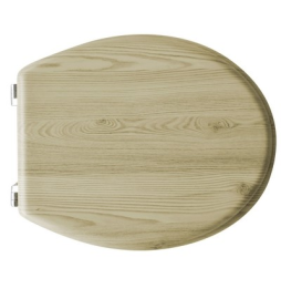 SEDILE WC UNIVERSALE IN LEGNO ACERO                                    Acero