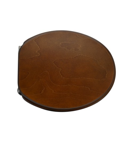 SEDILE WC UNIVERSALE IN LEGNO NEW                                      Noce scuro - Cerniere A passan