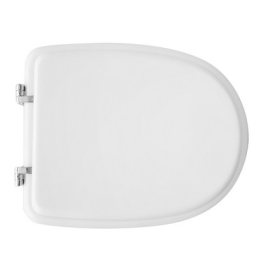 SEDILE WC PER CESAME VASO ARETUSA BIANCO CERNIERA REGOLABILE FORMA 6   Bianco - Cerniere A passanti