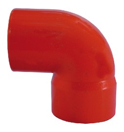 CURVA 87° IN PVC 87 ø 63