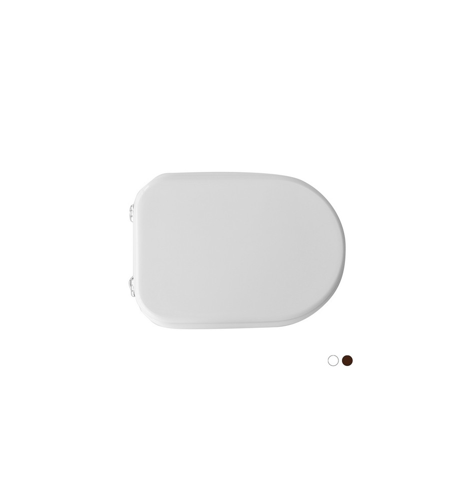 SEDILE WC PER CESAME VASO SINTESI FORMA 6                              Bianco - Cerniere C espansione