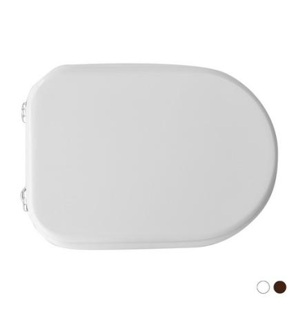 SEDILE WC PER CESAME VASO SINTESI FORMA 6                              Bianco - Cerniere C espansione