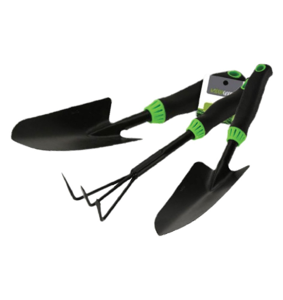 ATTREZZI GIARDINO SET 'BASIC' set 3 pezzi