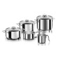 SET BATTERIA PENTOLE 'DIVINA RE' DA 9 PEZZI 9 prodotti misti