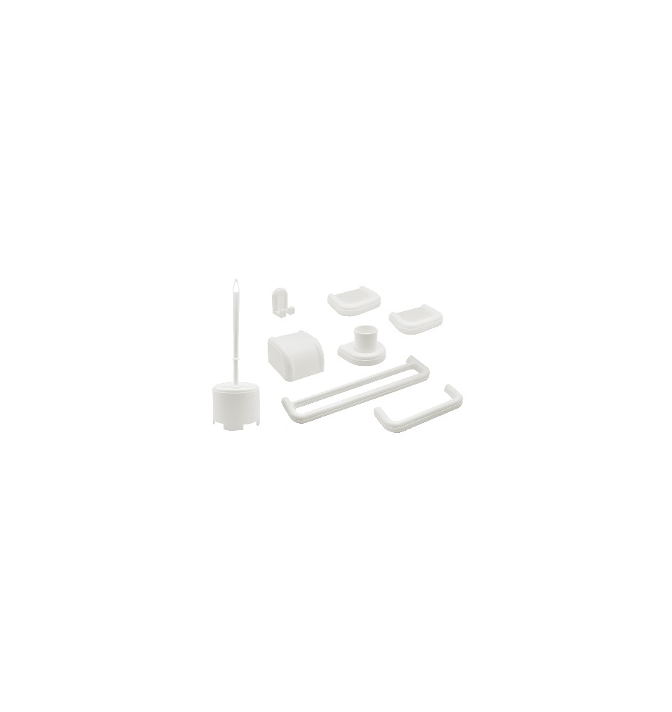 SET BAGNO 8 PEZZI SERIE IMMA MODELLO NEW Bianco
